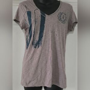 Black Helmet Apparel September 11th 9/11/01 343 Memorial Tee Ladies Cut L